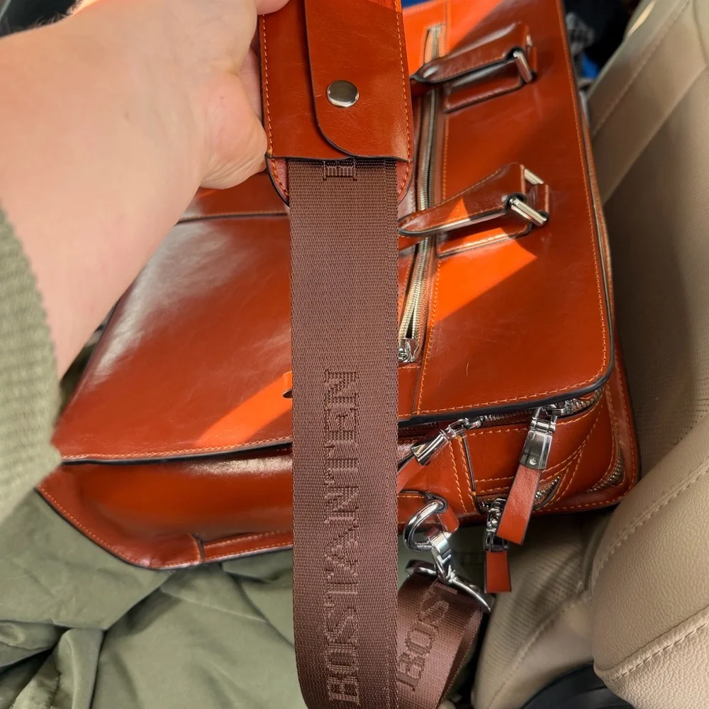 Bostanten Leather Briefcase - Picture 5 of 5